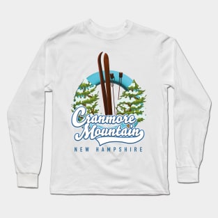 Cranmore Mountain New Hampshire Ski logo Long Sleeve T-Shirt